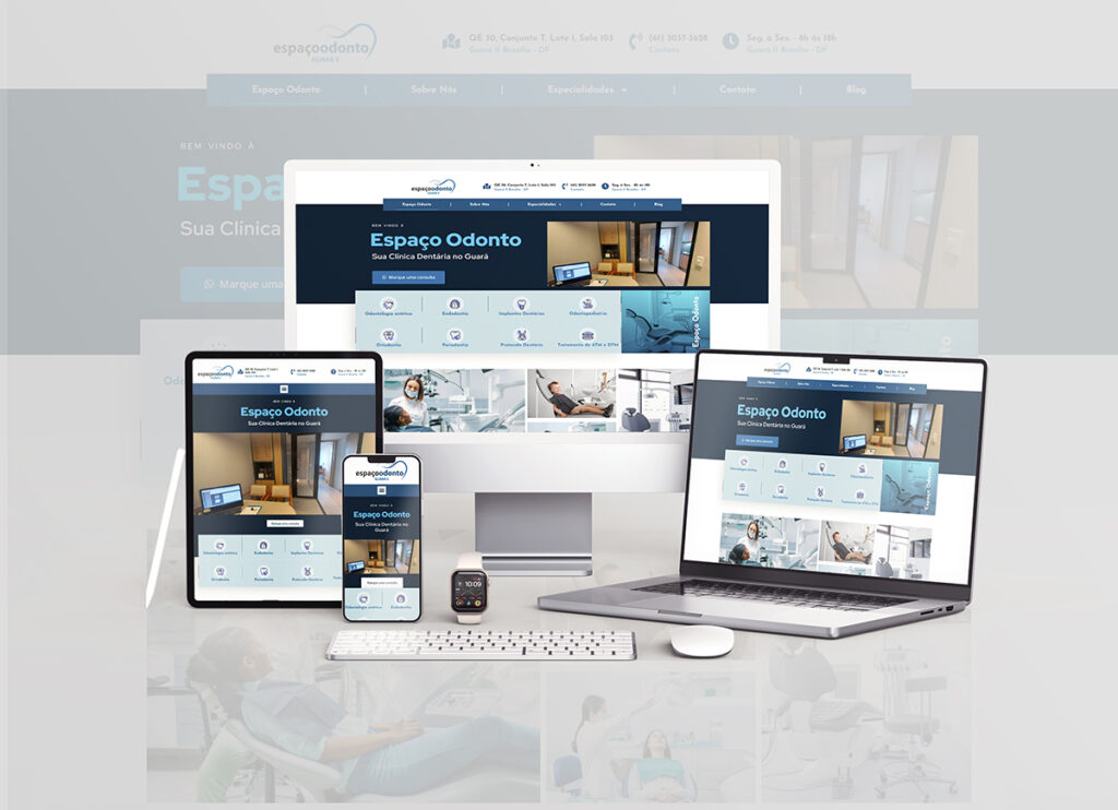 Site Espaço Odonto - Mockup